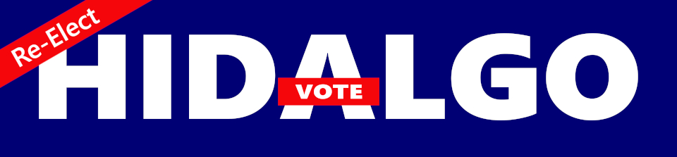 Vote Peter Hidalgo Banner/Logo. 